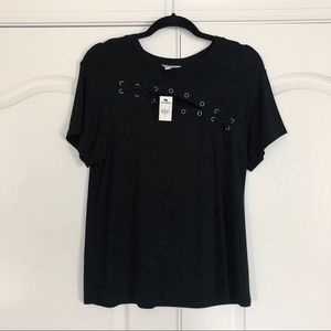 NWT Express Lace Up Shirt